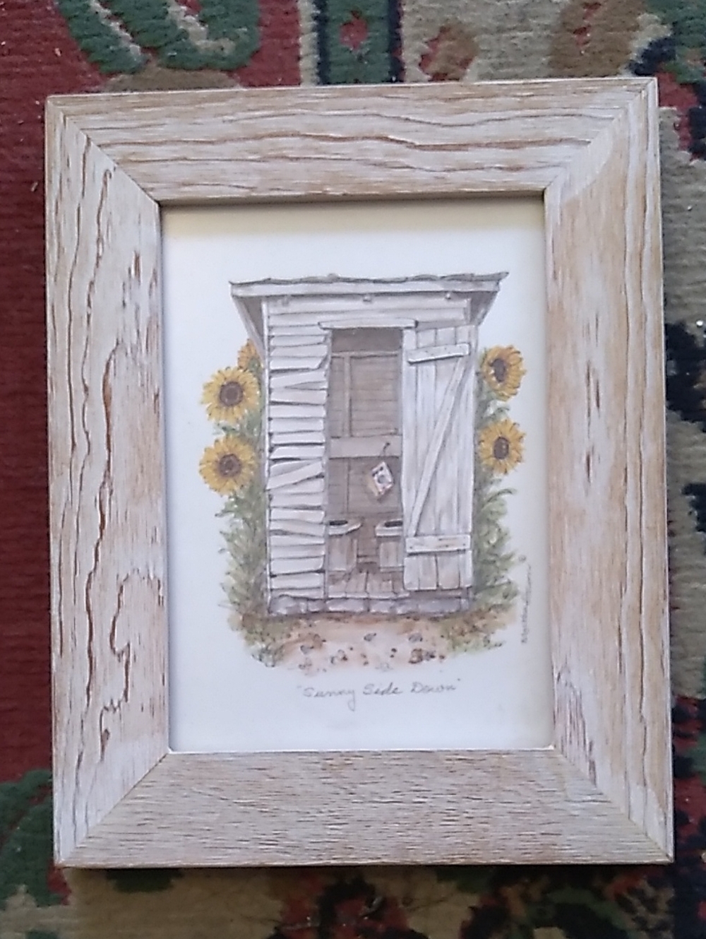 Kohl's Rustic Outhouse Wall Art – White, Yellow, Brown